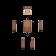 Canadian Moose Action Figure Toy, 4 Inch Custom Series Figurines by EnderToys [Not an official Minecraft product]   